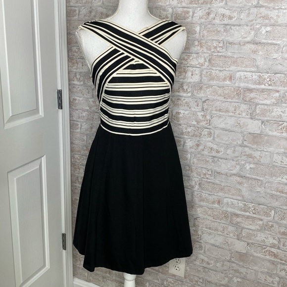 Maeve black and White sleeveless dress size 8 - Picture 2 of 6